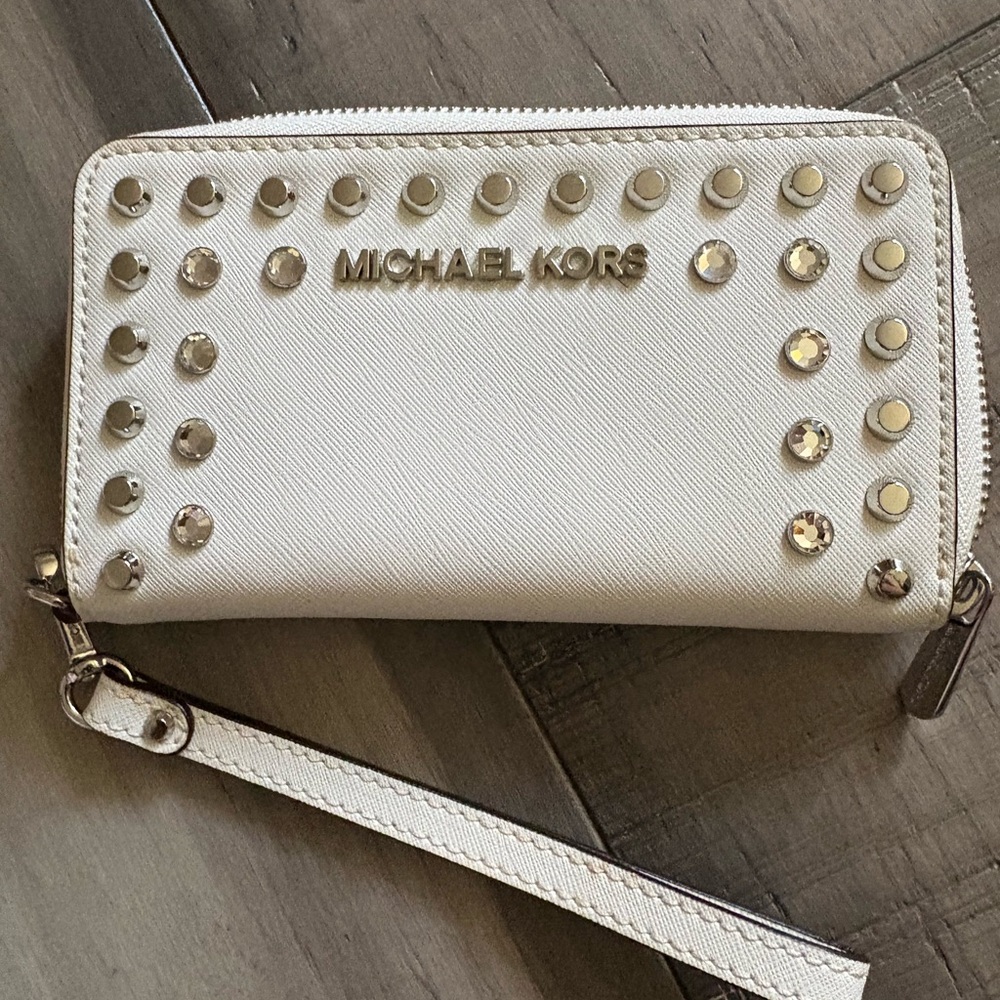 Michael Kors Multi Function Phone Case with Studs.